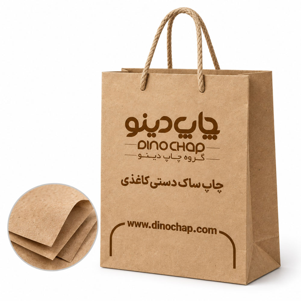 چاپ ساک دستی کاغذی کرافت