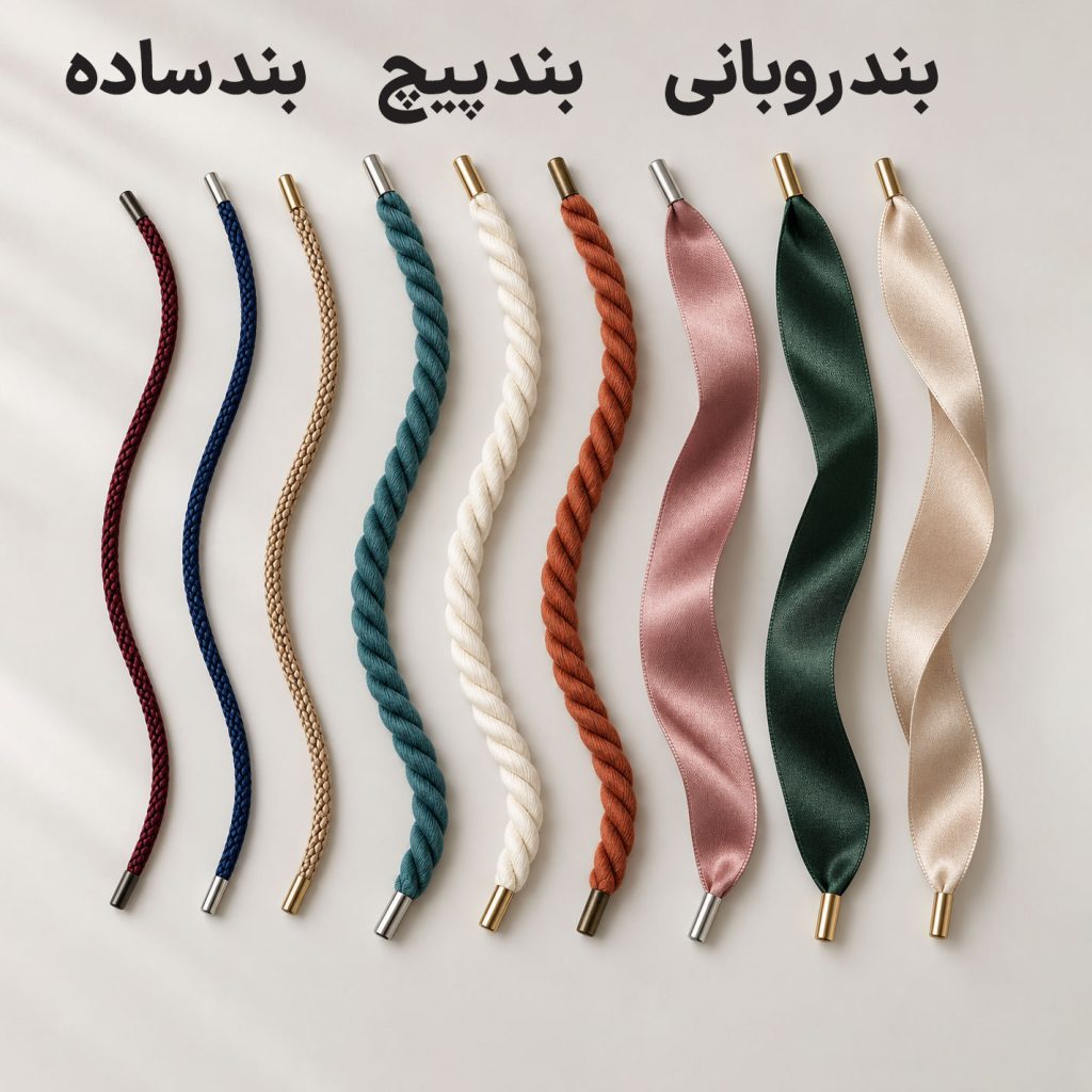 انواع بند از نظر مدل و رنگ