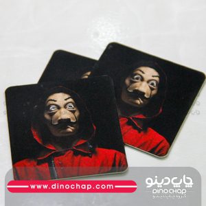 کارت ویزیت لمینت برجسته مخملی مربع