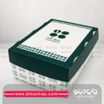 جعبه کیک دو نفره مناسب کافه و کافه بیکری