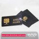 کارت ویزیت لمینت براق طلاکوب